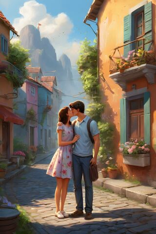 A Romantic Stroll in a ..