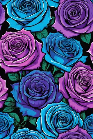 Vibrant Floral Fantasy ..
