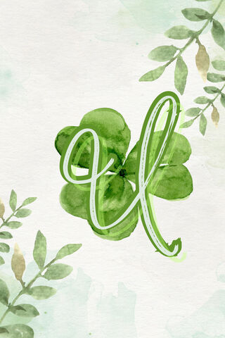 Clover Monogram U