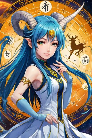 Caricorn Anime Girl