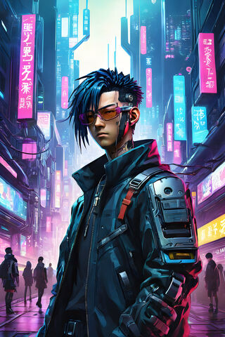 Neon Dreams: A Cyberpun..