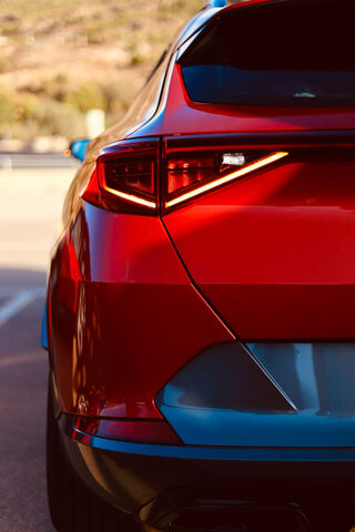 Sleek Red SUV Tail Light 🚗✨