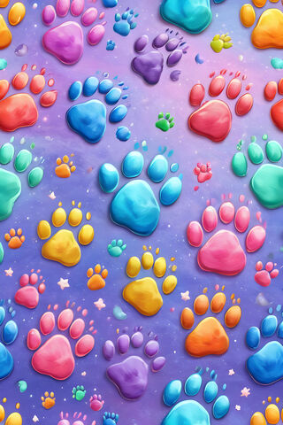 Crazy Paw Prints