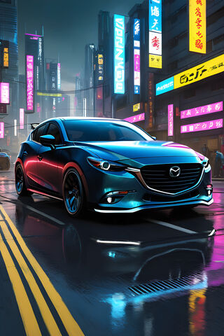 Neon Dreams: Mazda in t..