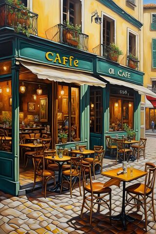 Charming Café Scene ☕️✨