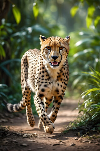 Cheetah Running