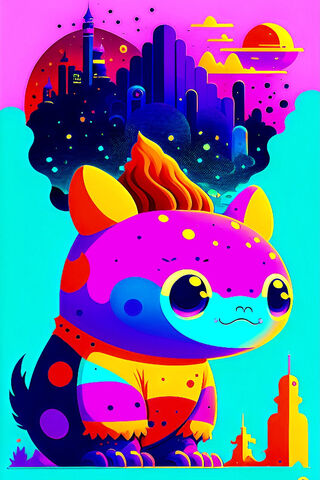 Colorful Fantasy Creature 🌈✨