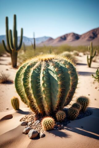 Desert Beauty: The Majestic Cactus 🌵✨