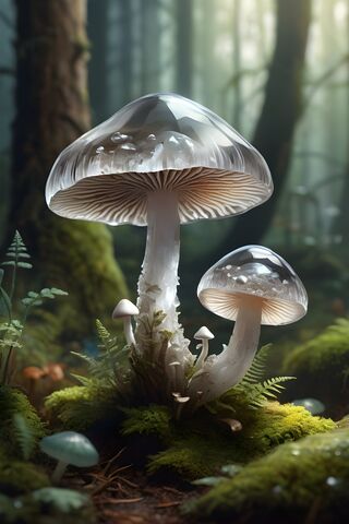 Clear Quartz Mushroom