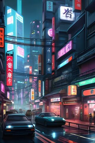 Neon Dreams: A Cyberpunk Cityscape 🌆✨