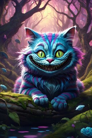 Enigmatic Cheshire Cat ..