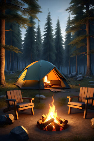 Cozy Campfire Retreat 🔥🏕️