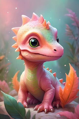 Cute Baby Dino