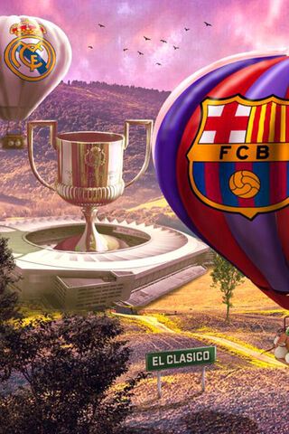 The Epic Showdown: El Clásico in the Sky 🎈⚽