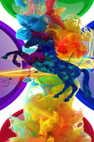 Colour Splash Horse