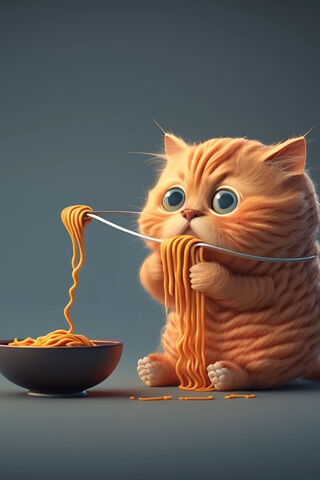 Adorable Noodle Lover �..