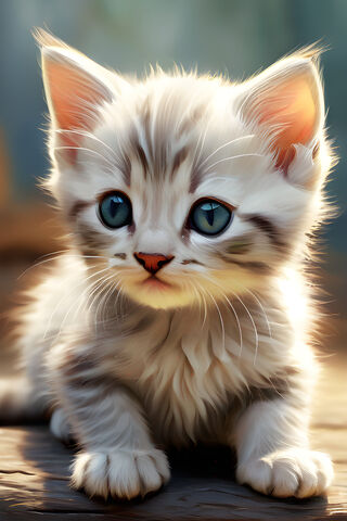 Adorable Fluffy Kitten 🐾