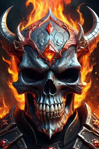 Fiery Skull of Power 🔥💀