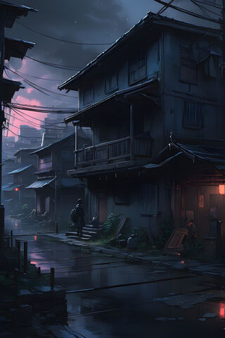 Night in a Quiet Town