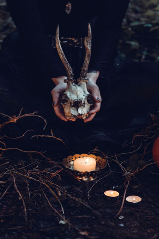 Enigmatic Ritual of the Dark Witch 🌙🖤