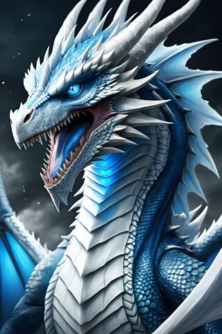 Majestic Ice Dragon ❄️🐉