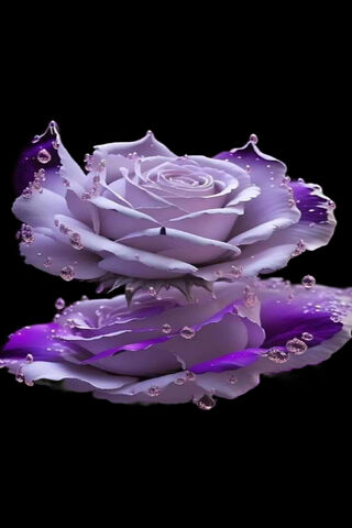 Enchanted Lavender Rose 🌹✨