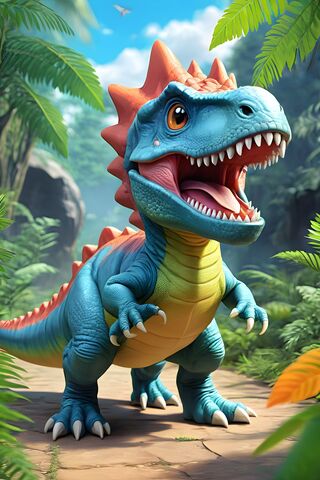 Adorable Dino Adventure! 🦖🌿