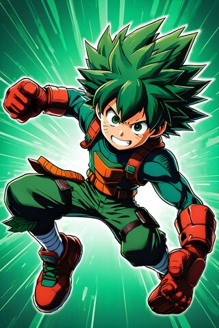 Deku Ready To Smash