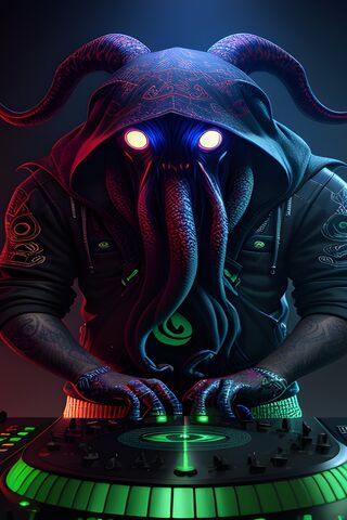 Cosmic DJ: The Tentacled Beats 🎧👾