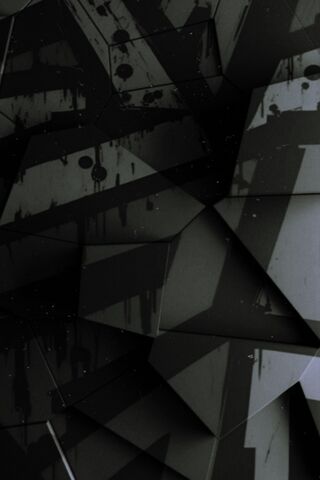 Dark Geometric Abstract