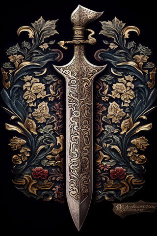 Ornate Sword of Elegance ⚔️🌸