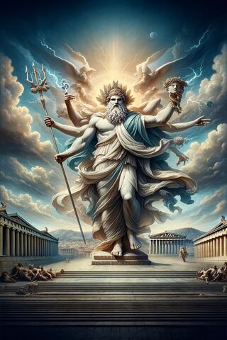 The Majesty of Dios Griego: A Glimpse into Greek Divinity' 🌌⚡️