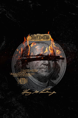 Burning Wealth: A Bold Statement 🔥💵