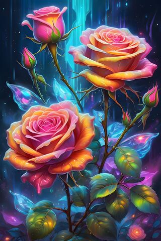 Dripping Roses
