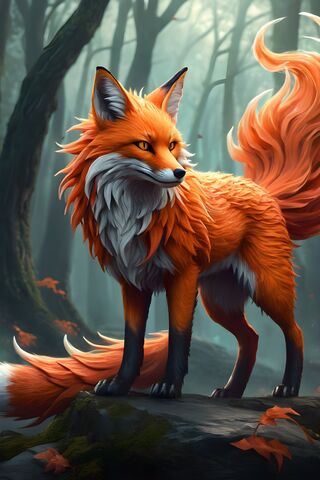Majestic Forest Fox 🦊✨
