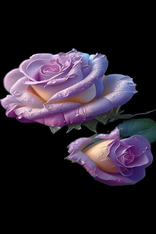 Enchanted Lavender Roses 🌹✨