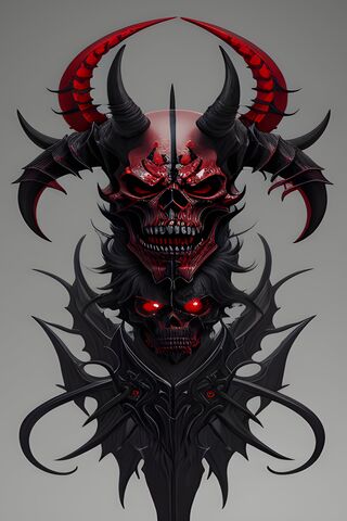 Dark Demon Mask