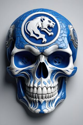 Detroit Lions Skull