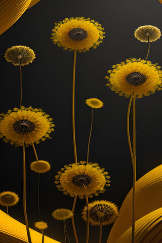 Golden Blooms 🌼✨
