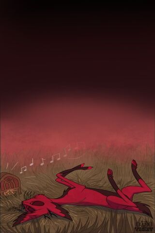 Dreamy Red Creature in ..
