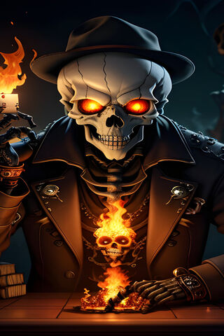 The Fiery Gambler 🔥💀