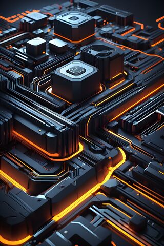 Futuristic Circuitry Glow ⚡️✨