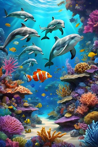 Dolphins Vivid
