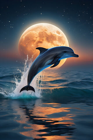 Dolphin Moon