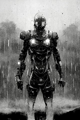 Destroyed Cyborg In Ra