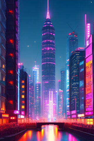 Neon Dreams: A Futurist..