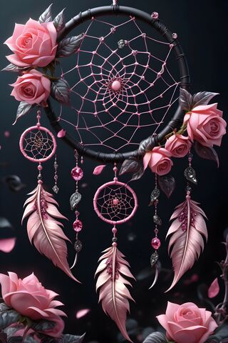 Dreamy Rose Dreamcatche..