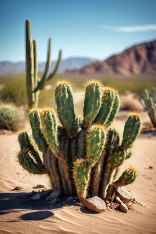 Desert Oasis: The Resilient Cactus 🌵✨