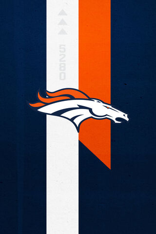 Denver Broncos Logo Wallpaper 🏈