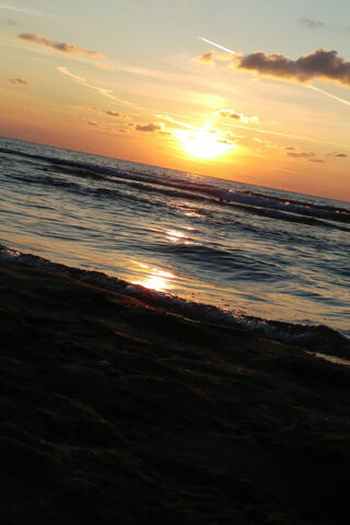 Serene Sunset Over the ..
